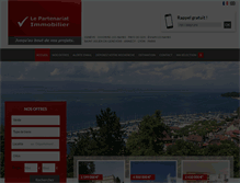 Tablet Screenshot of lepartenariatimmobilier.com